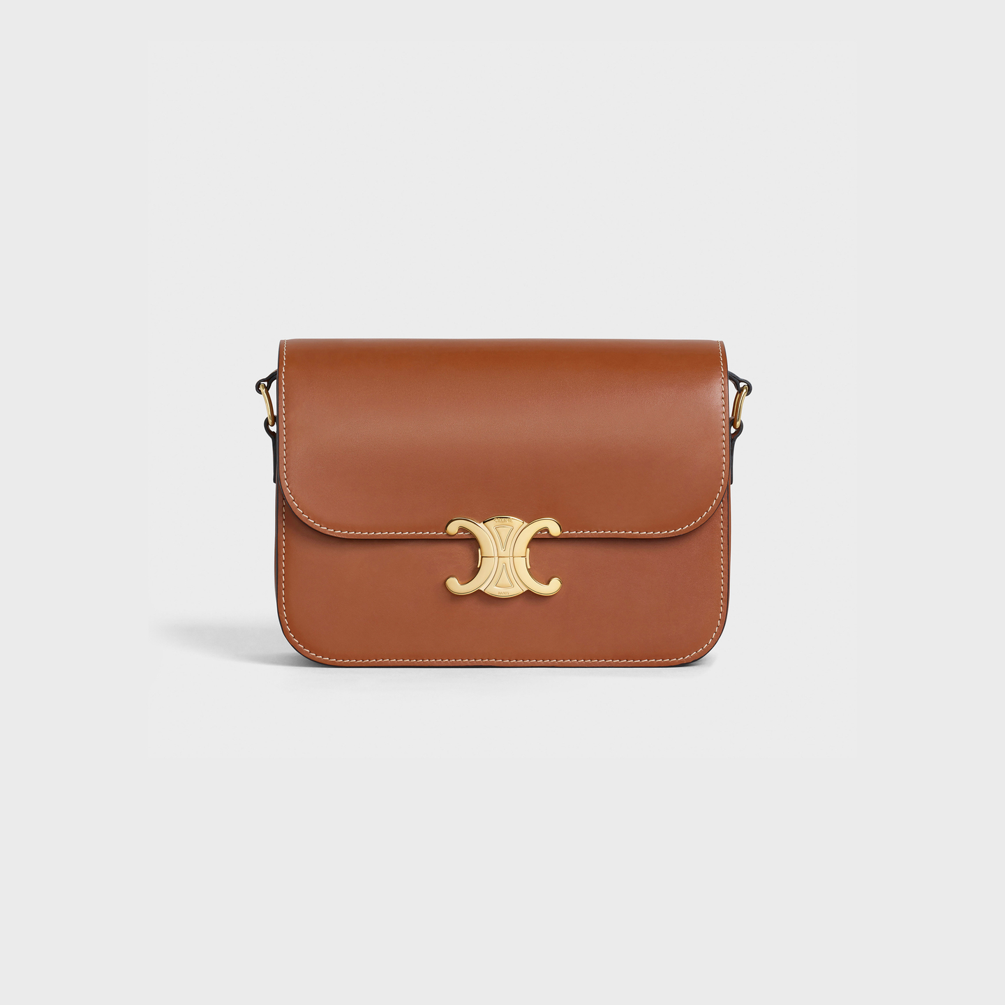 CELINE Classique Triomphe Bag in Natural Calfskin 187363BFN.04LU