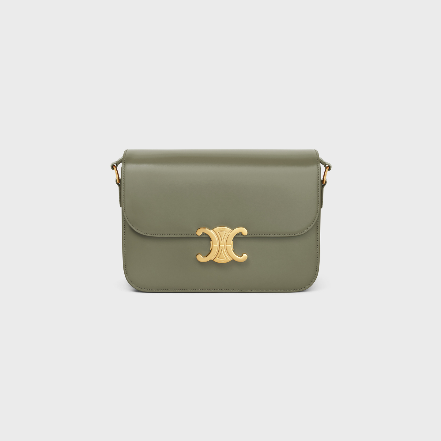 CELINE Classique Triomphe Bag in shiny calfskin 187363BF4.31SK