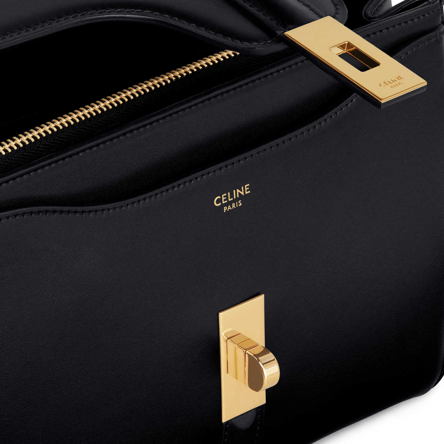 CELINE Small 16 Bag in satinated calfskin 188003BEY.38NO