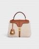 CELINE Small 16 Bag in SHEARLING AND natural CALFSKIN 112383ESB.02NT