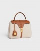 CELINE Small 16 Bag in SHEARLING AND natural CALFSKIN 112383ESB.02NT