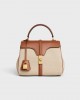 CELINE Small 16 Bag in Textile and natural calfskin 188002ENK.02NT