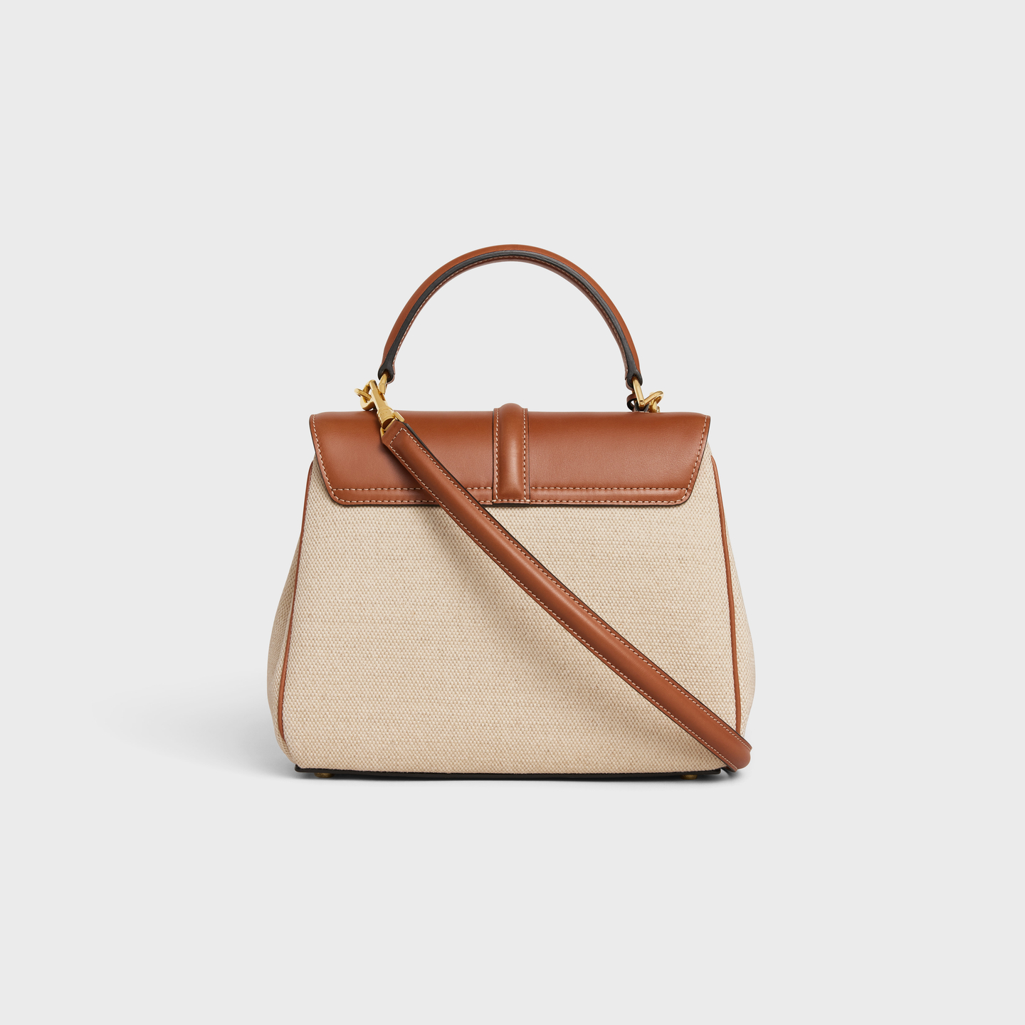 CELINE Small 16 Bag in Textile and natural calfskin 188002ENK.02NT