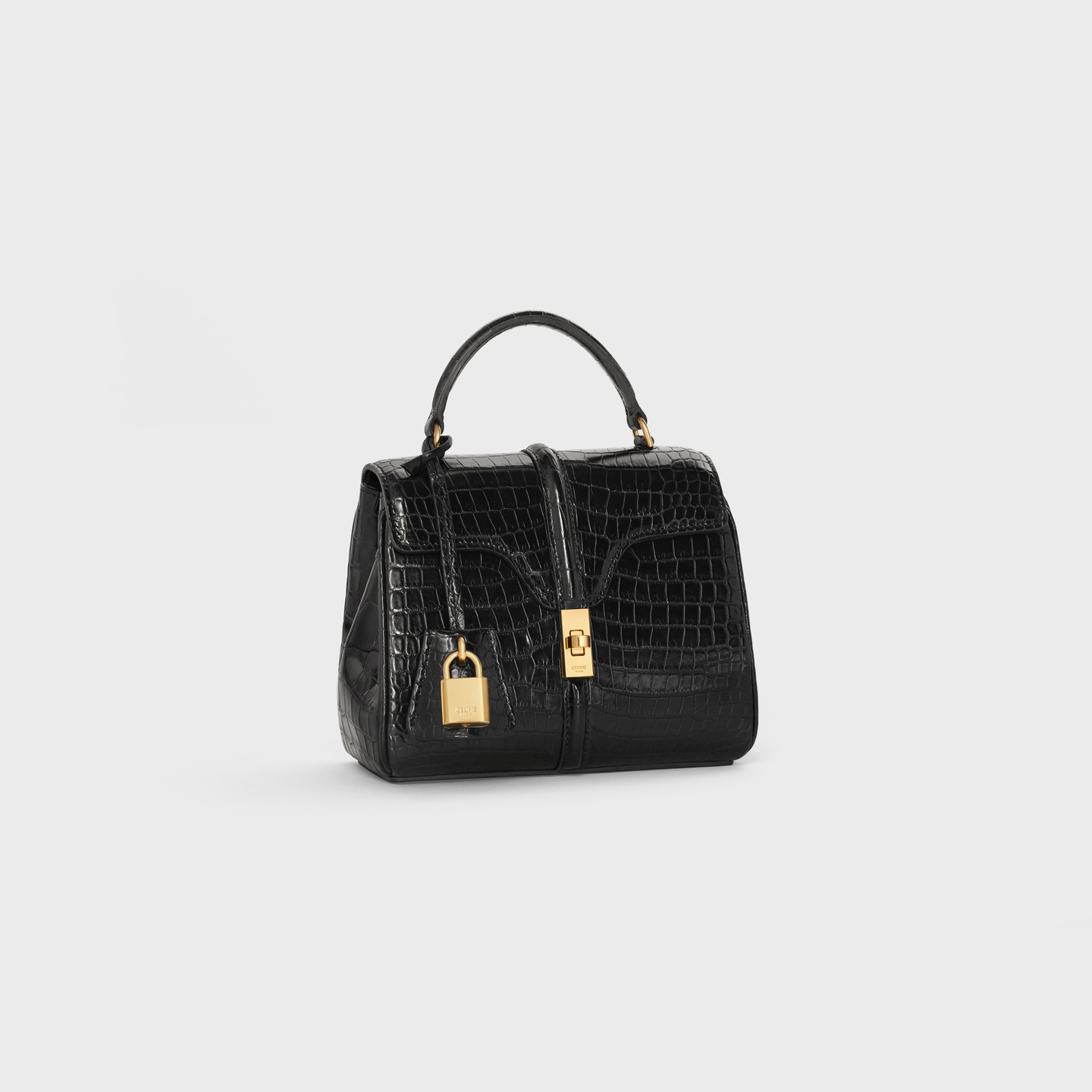 CELINE MINI 16 in porosus crocodile 197984BF3.38NO