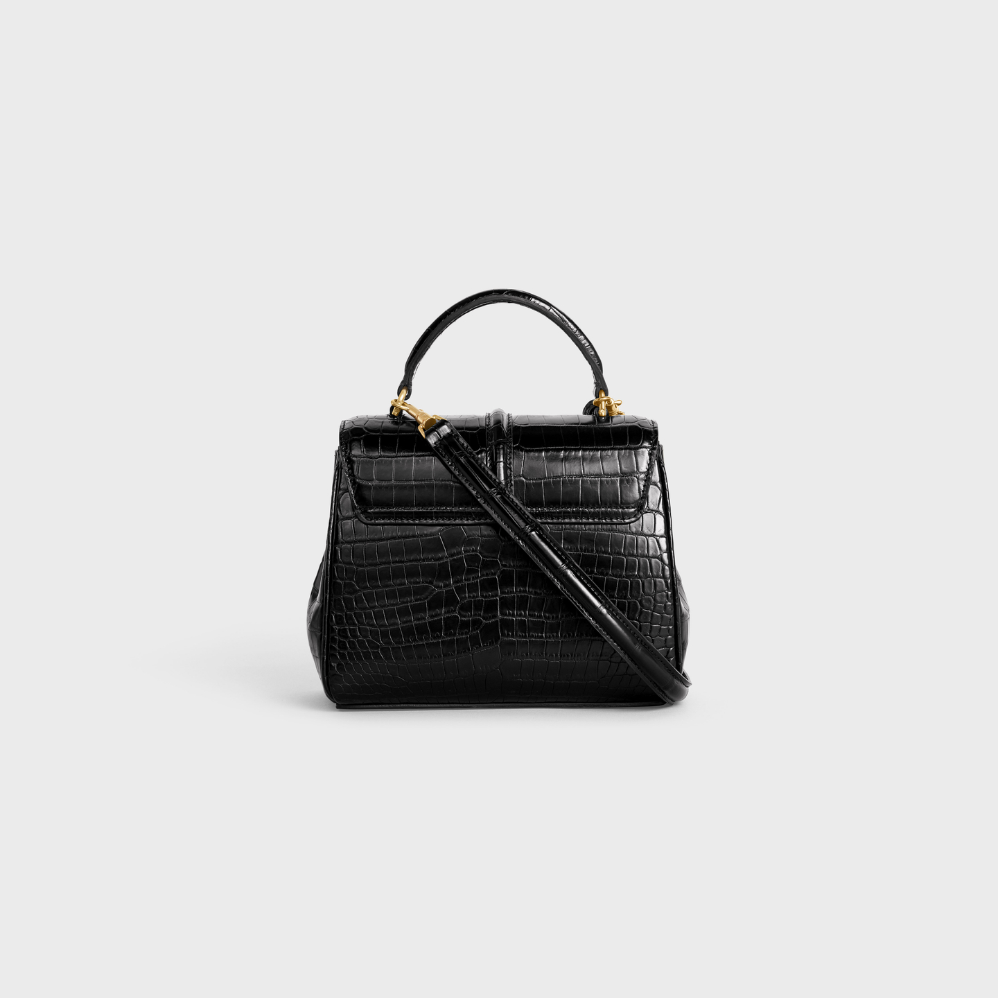 CELINE MINI 16 in porosus crocodile 197984BF3.38NO