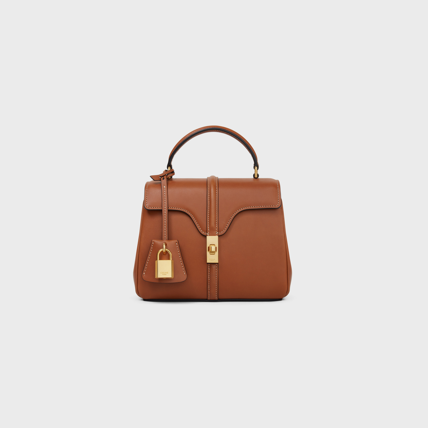 CELINE MINI 16 in natural calfskin 197983BF9.03TN