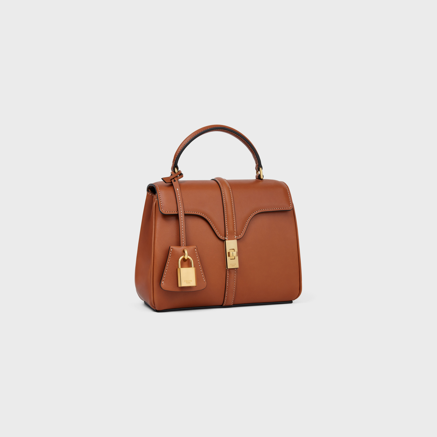 CELINE MINI 16 in natural calfskin 197983BF9.03TN