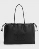 CELINE cabas drawstring cuir triomphe in Grained calfskin 199973ENY.38NO