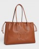 CELINE cabas drawstring cuir triomphe in Smooth Calfskin 199973DU3.04LU