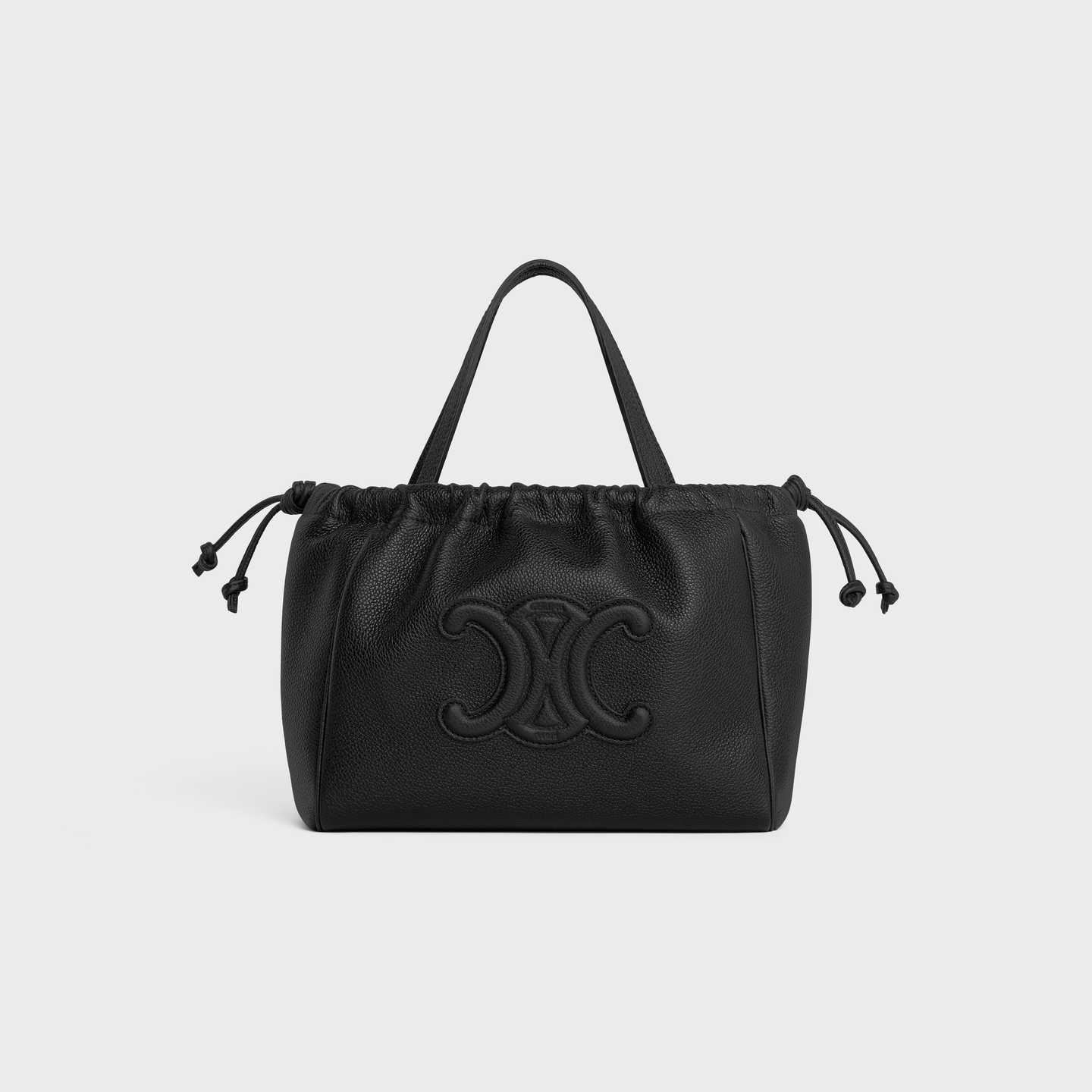 CELINE SMALL CABAS DRAWSTRING CUIR TRIOMPHE in Grained calfskin 111013ENY.38NO