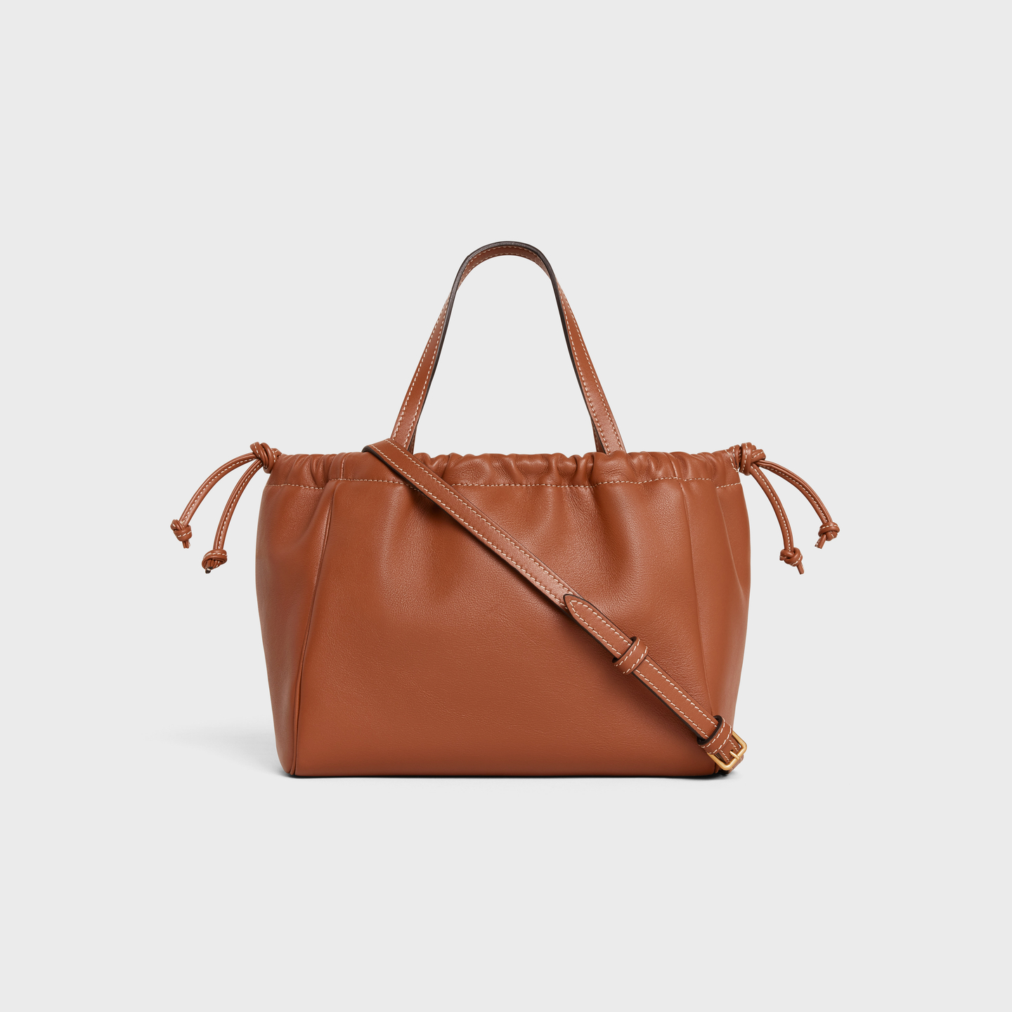 CELINE SMALL CABAS DRAWSTRING CUIR TRIOMPHE in Smooth Calfskin 111013DU3.04LU