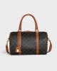 CELINE Boston bag in Triomphe Canvas and calfskin 190372CAS.04LU