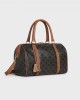 CELINE Boston bag in Triomphe Canvas and calfskin 190372CAS.04LU