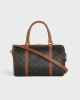 CELINE Boston bag in Triomphe Canvas and calfskin 190372CAS.04LU