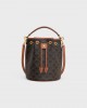 CELINE CLARA BAG in TRIOMPHE CANVAS AND CALFSKIN 116882FQM.04LU