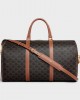 CELINE Large Travel Bag in Triomphe Canvas and calfskin 190672CAS.04LU