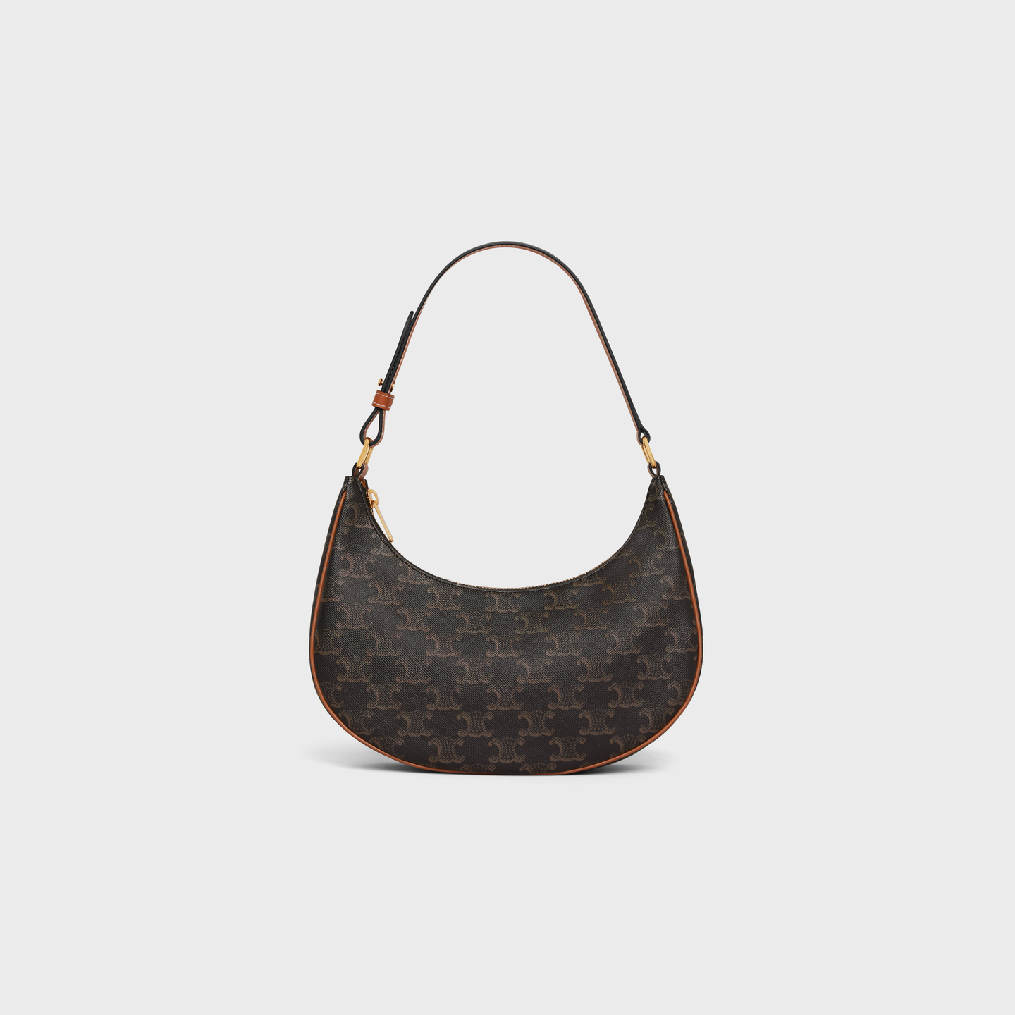 CELINE Ava Bag in Triomphe Canvas and calfskin 193952BZJ.04LU