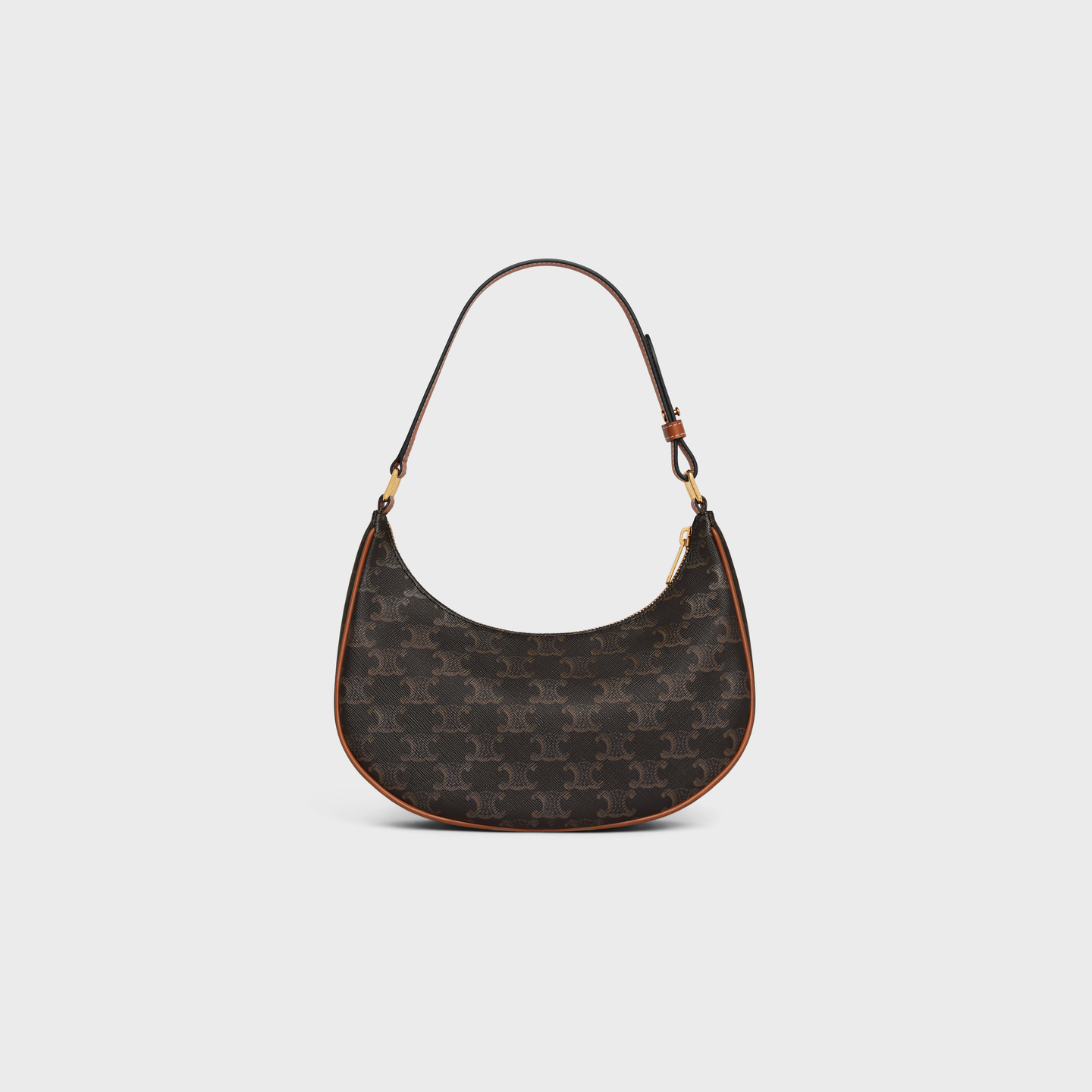 CELINE Ava Bag in Triomphe Canvas and calfskin 193952BZJ.04LU