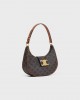 CELINE MEDIUM AVA TRIOMPHE BAG in Triomphe Canvas and calfskin 114492BZJ.04LU