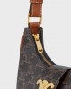 CELINE MEDIUM AVA TRIOMPHE BAG in Triomphe Canvas and calfskin 114492BZJ.04LU