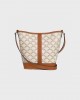 CELINE Small Bucket in Triomphe Canvas and calfskin 191442CAS.01BC