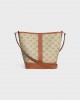 CELINE Small Bucket in Triomphe Canvas and calfskin 191442FLC.02GR