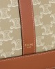 CELINE Small Bucket in Triomphe Canvas and calfskin 191442FLC.02GR