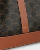 CELINE Medium Bucket in Triomphe Canvas and calfskin 191132CAS.04LU