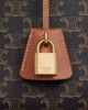 CELINE mini horizontal cabas in Triomphe Canvas and calfskin 199742BZJ.04LU