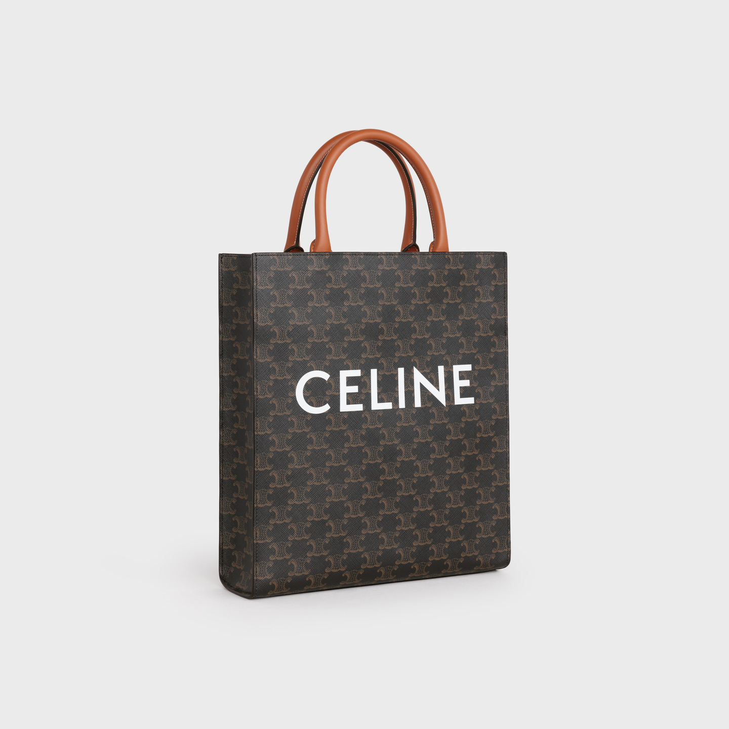 CELINE Small Cabas vertical in Triomphe Canvas and calfskin 191542BZK.04LU