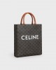 CELINE Small Cabas vertical in Triomphe Canvas and calfskin 191542BZK.04LU