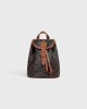 CELINE MINI BACKPACK FOLCO in Triomphe Canvas and calfskin 197662CAS.04LU