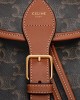 CELINE MEDIUM BACKPACK FOLCO in Triomphe Canvas and calfskin 117902CAS.04LU