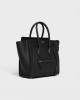 CELINE Micro Luggage handbag in drummed calfskin 189793DRU.38NO