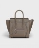 CELINE Micro Luggage handbag in drummed calfskin 189793DRU.09SO