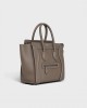 CELINE Micro Luggage handbag in drummed calfskin 189793DRU.09SO