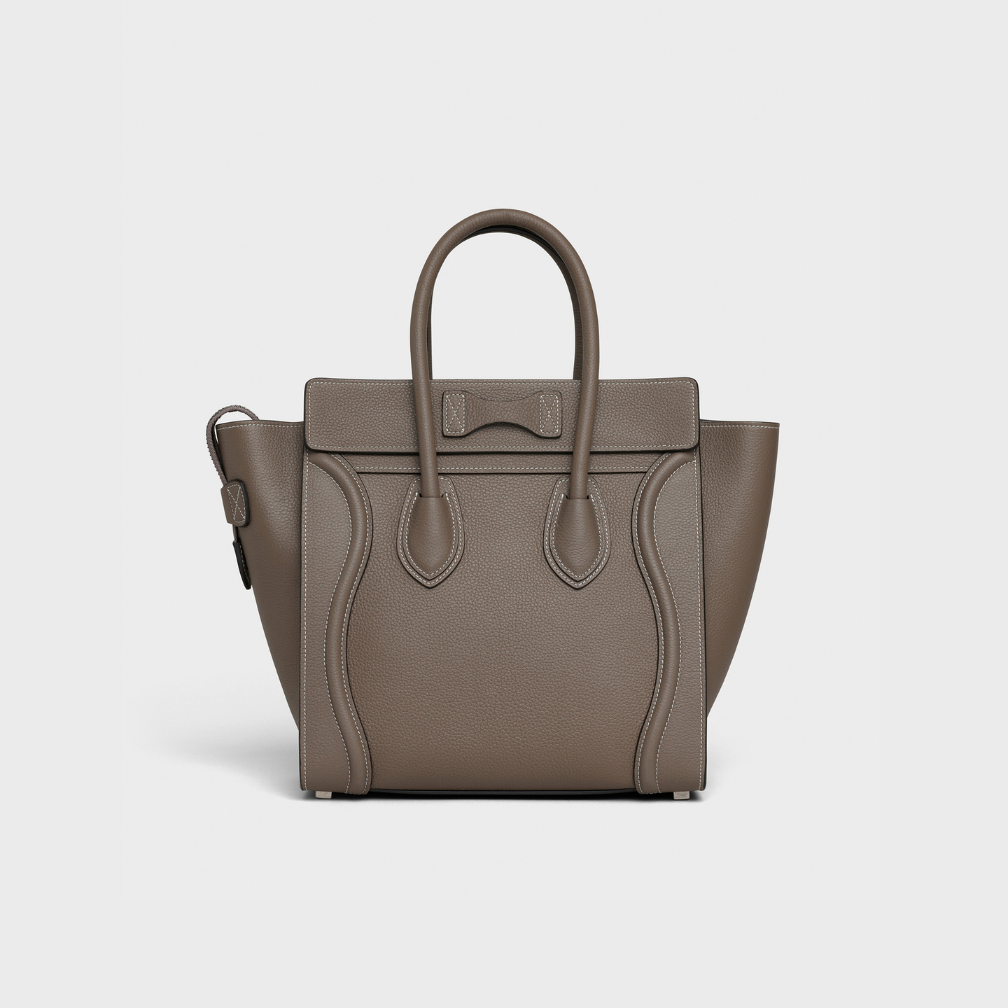 CELINE Micro Luggage handbag in drummed calfskin 189793DRU.09SO