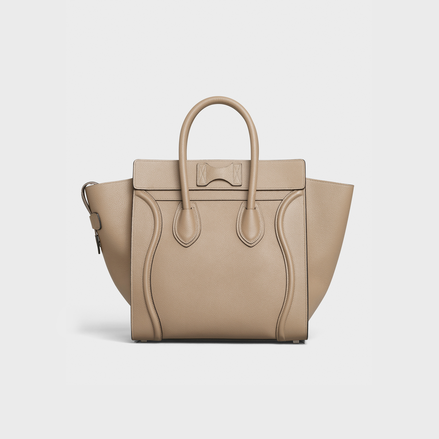 CELINE Micro Luggage handbag in drummed calfskin 189793DRU.03UN