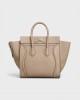 CELINE Micro Luggage handbag in drummed calfskin 189793DRU.03UN