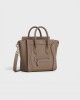 CELINE Nano Luggage bag in drummed calfskin 189243DRU.09SO