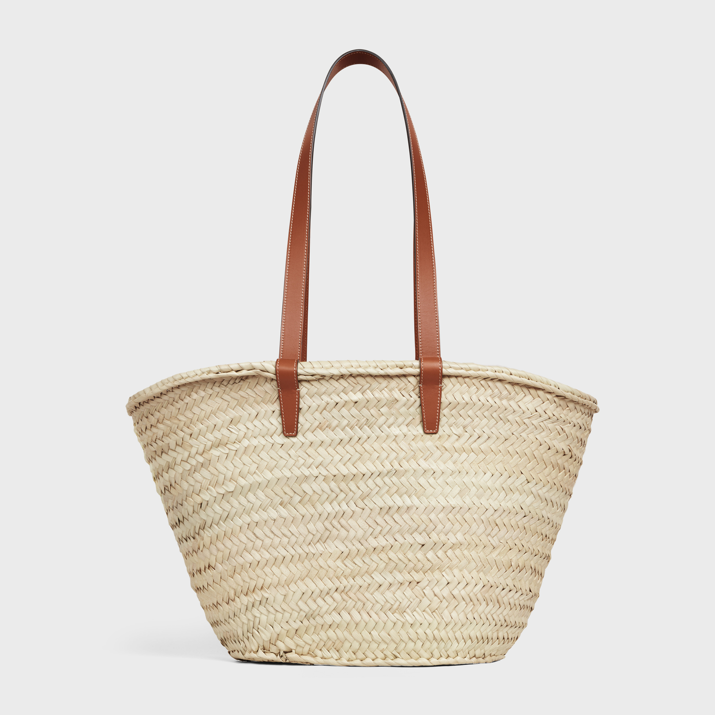 CELINE MEDIUM CELINE CLASSIC PANIER in Palm leaves and Calfskin 192622EFA.04LU