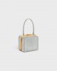 CELINE CELINE LANA MINAUDIERE in SUEDE CALFSKIN WITH STRASS 197243FF9.36AG