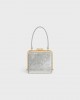 CELINE CELINE LANA MINAUDIERE in SUEDE CALFSKIN WITH STRASS 197243FF9.36AG