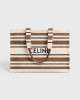 CELINE Large Cabas Thais in striped textile with celine JACQUARD 196762FO2.14ML