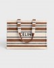 CELINE Large Cabas Thais in striped textile with celine JACQUARD 196762FO2.14ML