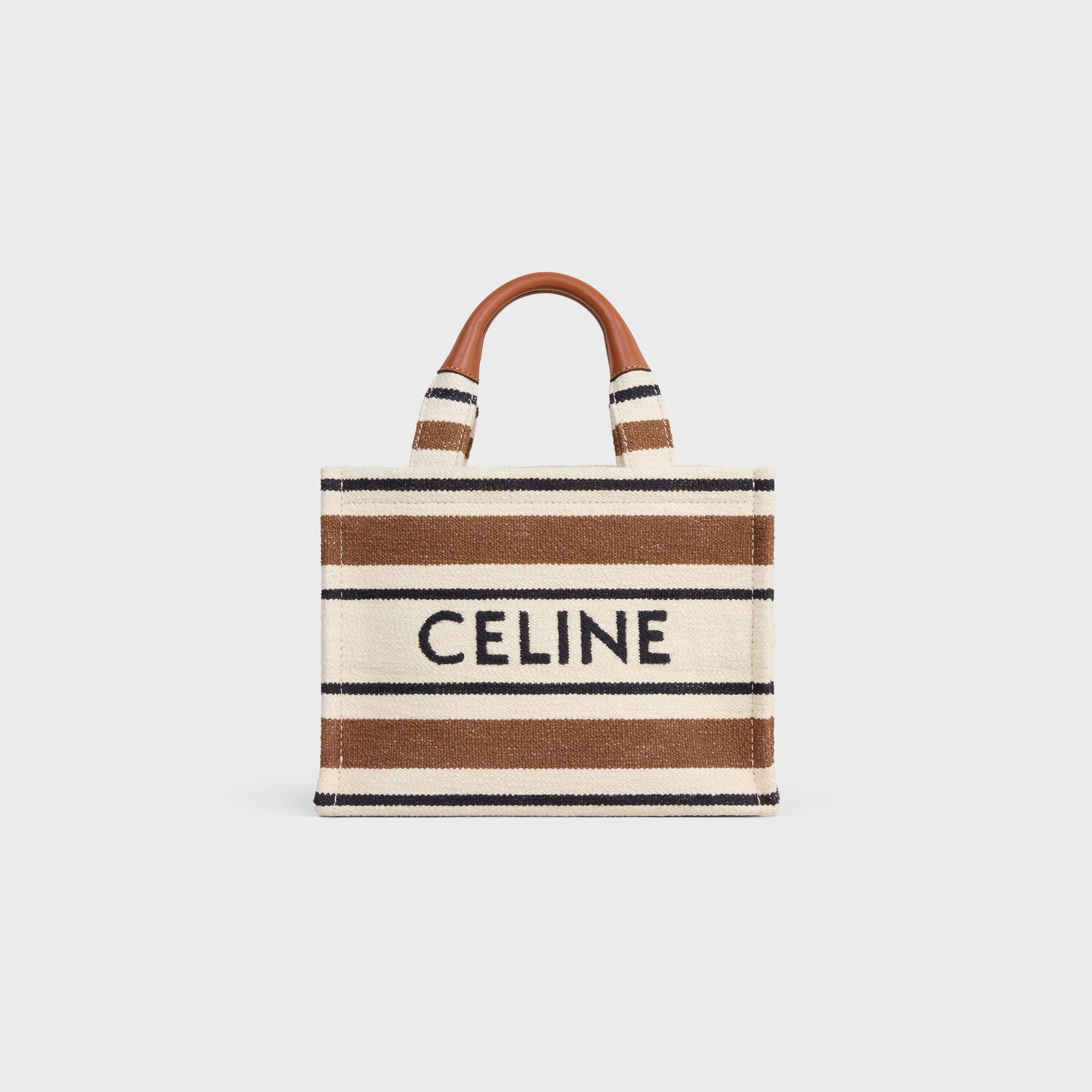 CELINE small cabas thais in striped textile with celine JACQUARD 199162FO2.14ML