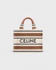 CELINE small cabas thais in striped textile with celine JACQUARD 199162FO2.14ML