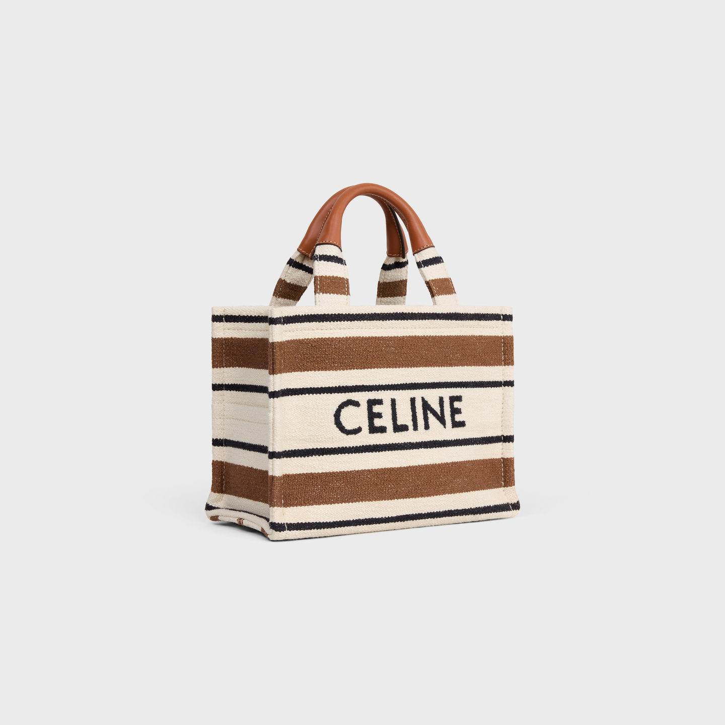 CELINE small cabas thais in striped textile with celine JACQUARD 199162FO2.14ML