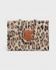 CELINE Large Cabas Thais in LEOPARD TEXTILE AND CALFSKIN 196762FK1.19LE