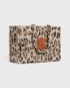 CELINE Large Cabas Thais in LEOPARD TEXTILE AND CALFSKIN 196762FK1.19LE